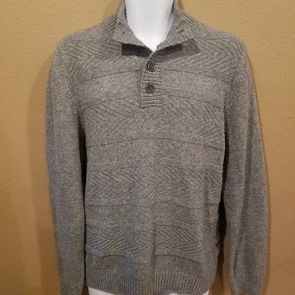 Marc Anthony Pullover Half Button Pullover Sweater - image 2